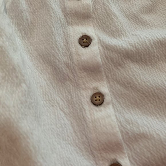 Carter's White Boho Embroidered Look Shacket Size 9 Months - Picture 7 of 15